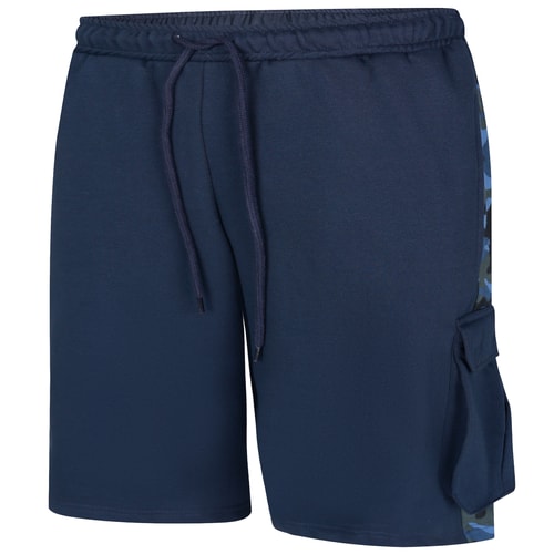 Bigdude Cargo Camo Shorts Navy/Navy Camo