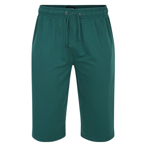 Bigdude Lightweight Cropped Loopback Joggers Green