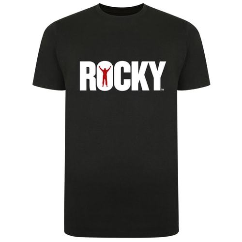 Official Rocky Print T-Shirt Black