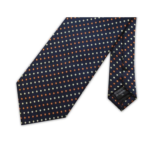Knightsbridge Extra Long Spots Tie Navy