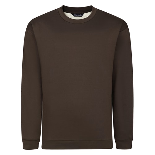 Bigdude Thermal Lined Pullover Brown