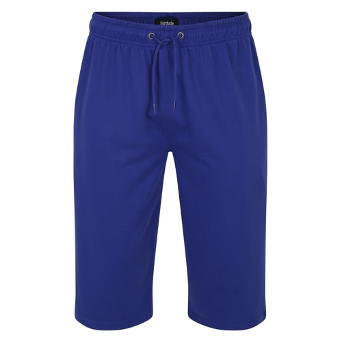 Bigdude Lightweight Cropped Loopback Joggers Cobalt Blue