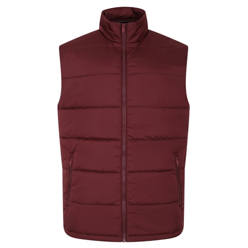 Bigdude Padded Gilet Burgundy