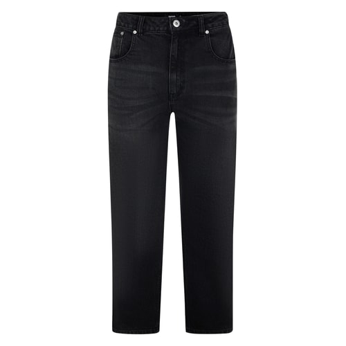 Bigdude Stretch Jeans With Whiskers Black Wash