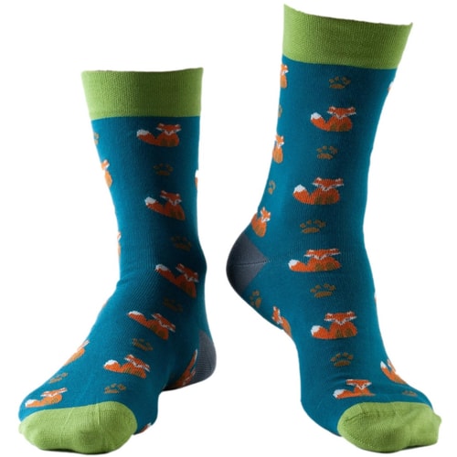 Doris & Dude Fox Socks Teal