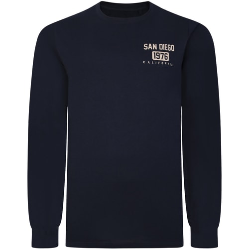 Bigdude San Diego Long Sleeve T-Shirt Navy