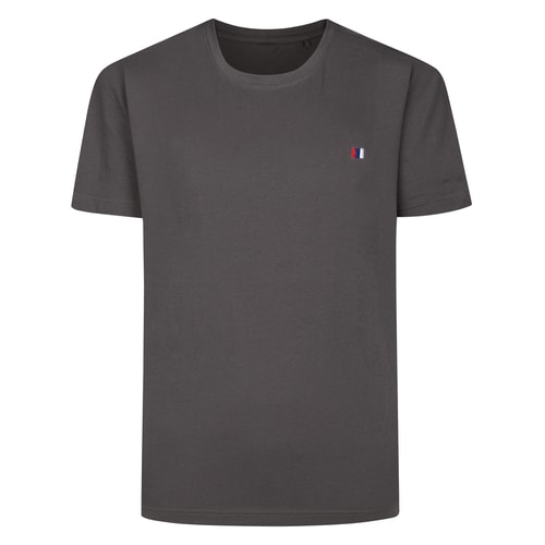 Bigdude Embroidered Logo T-Shirt Stone