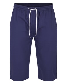 Bigdude Elasticated Waist Ripstop 3/4 Bermuda Shorts Navy