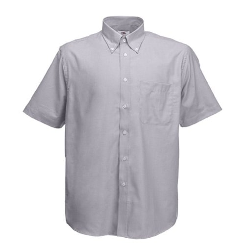Fruit of the Loom Grey Oxford Shirt