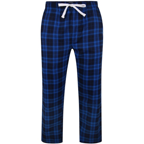Bigdude Check Lounge Pants Royal Blue/Navy