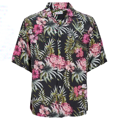 Jack & Jones AOP Resort Shirt Pink Nectar
