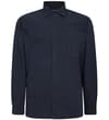 Bigddude Pique Long Sleeve Shirt Navy