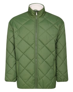 Bigdude Quilted Zip Jacket Olive
