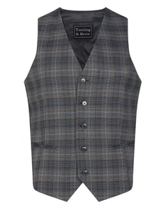 Tooting & Brow Waistcoat Dark Brown