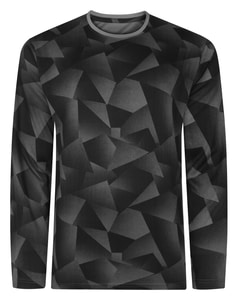 Bigdude Lightweight Active Long Sleeve T-Shirt Black