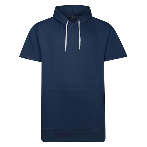Bigdude Short Sleeve Hoody Navy