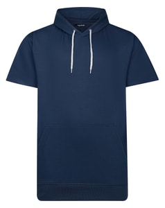 Bigdude Short Sleeve Hoody Navy