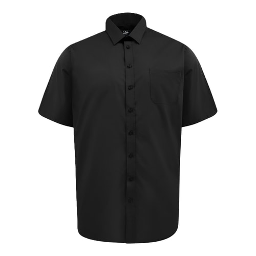 D555 Lucas Short Sleeve Stretch Shirt Black