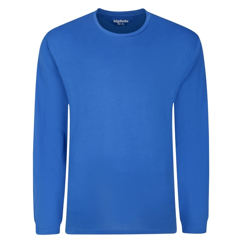 Bigdude Long Sleeve T-Shirt Royal Blue