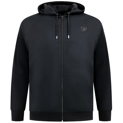 D555 Kenilworth Couture Zip Through Hoodie Dark Navy