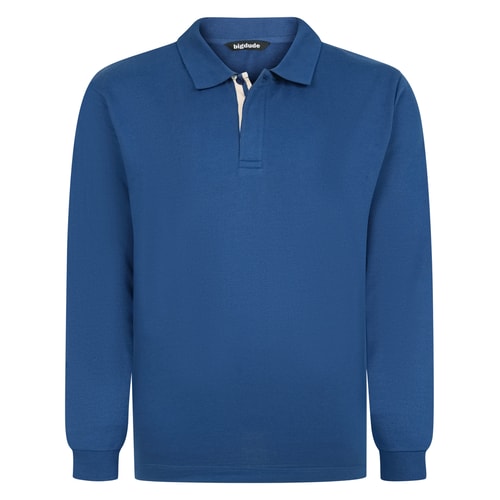 Bigdude Rugby Style Jumper Midnight Blue