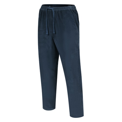 Bigdude Elasticated Waist Corduroy Trousers Navy
