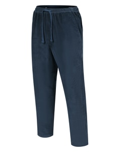 Bigdude Elasticated Waist Corduroy Trousers Navy