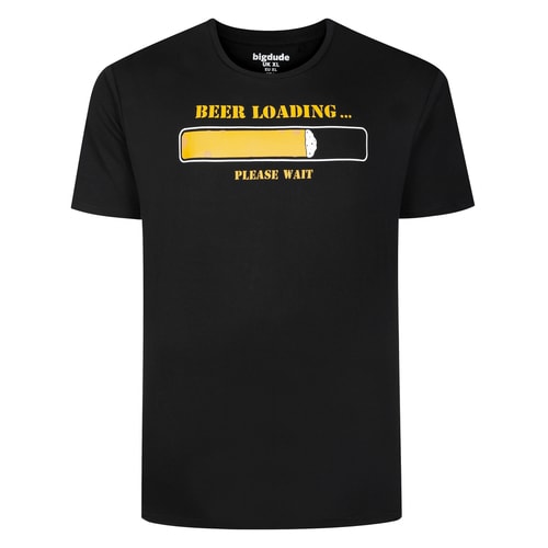 Bigdude Beer Loading T-Shirt Black