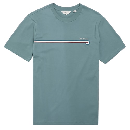 Ben Sherman Core Stripe Tee Petrol