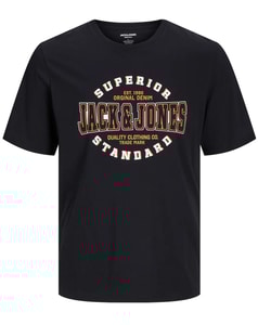Jack & Jones Superior Standard Print T-Shirt Black