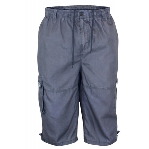 D555 Mason Grey Cargo Capri Pant with Leg Pocket