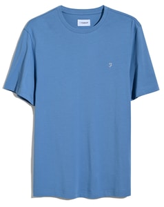 Farah Dean Short Sleeve Tee Laundered Blue