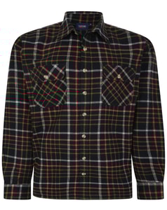 Espionage Cotton Over Shirt Black