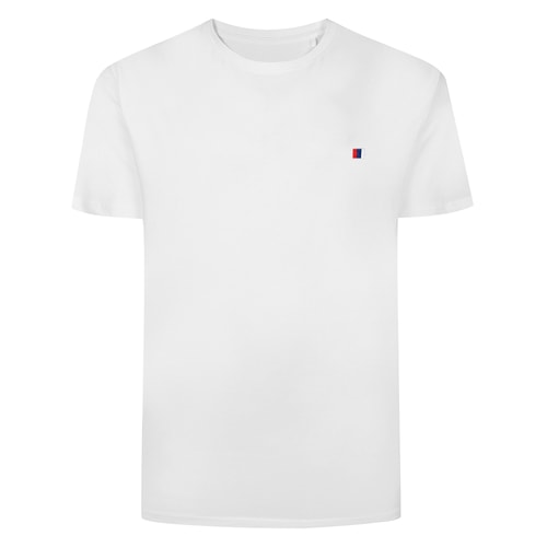 Bigdude Embroidered Logo T-Shirt White