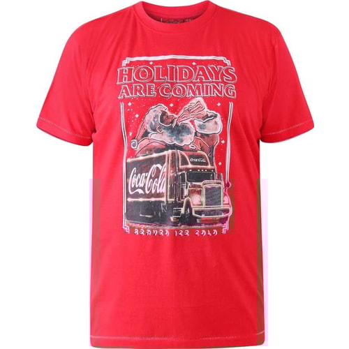 D555 Official Coca-Cola Christmas Printed T-Shirt