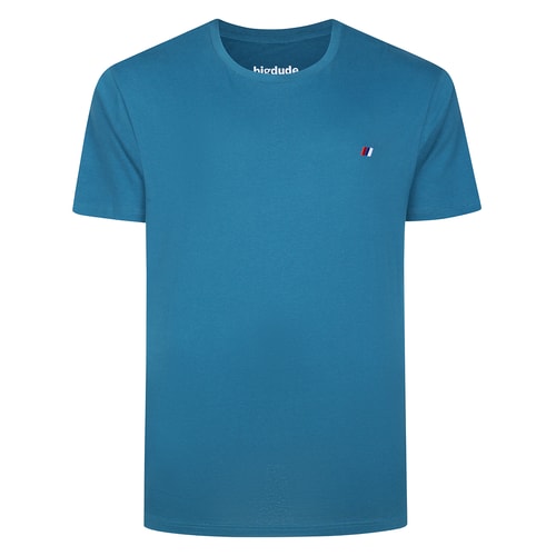 Bigdude Embroidered Logo T-Shirt Petrol Tall