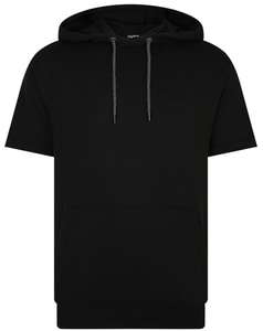 Bigdude Short Sleeve Hoody Black