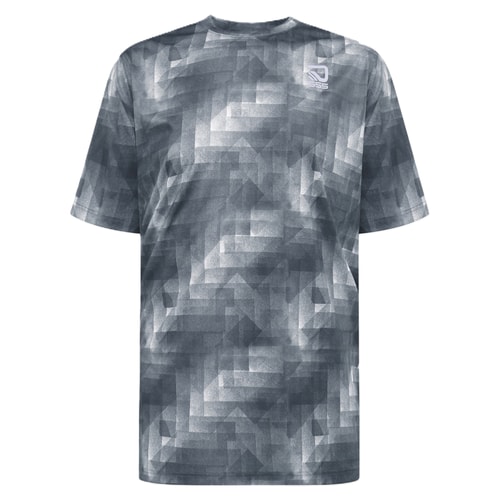 D555 Watson Dry Wear Light Weight AOP T-Shirt Grey