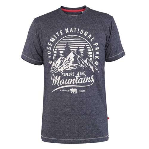D555 Yosemite Printed T-Shirt Navy