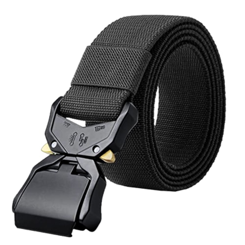 D555 Dale Tactical Stretch Webbing Belt Black | BigDude