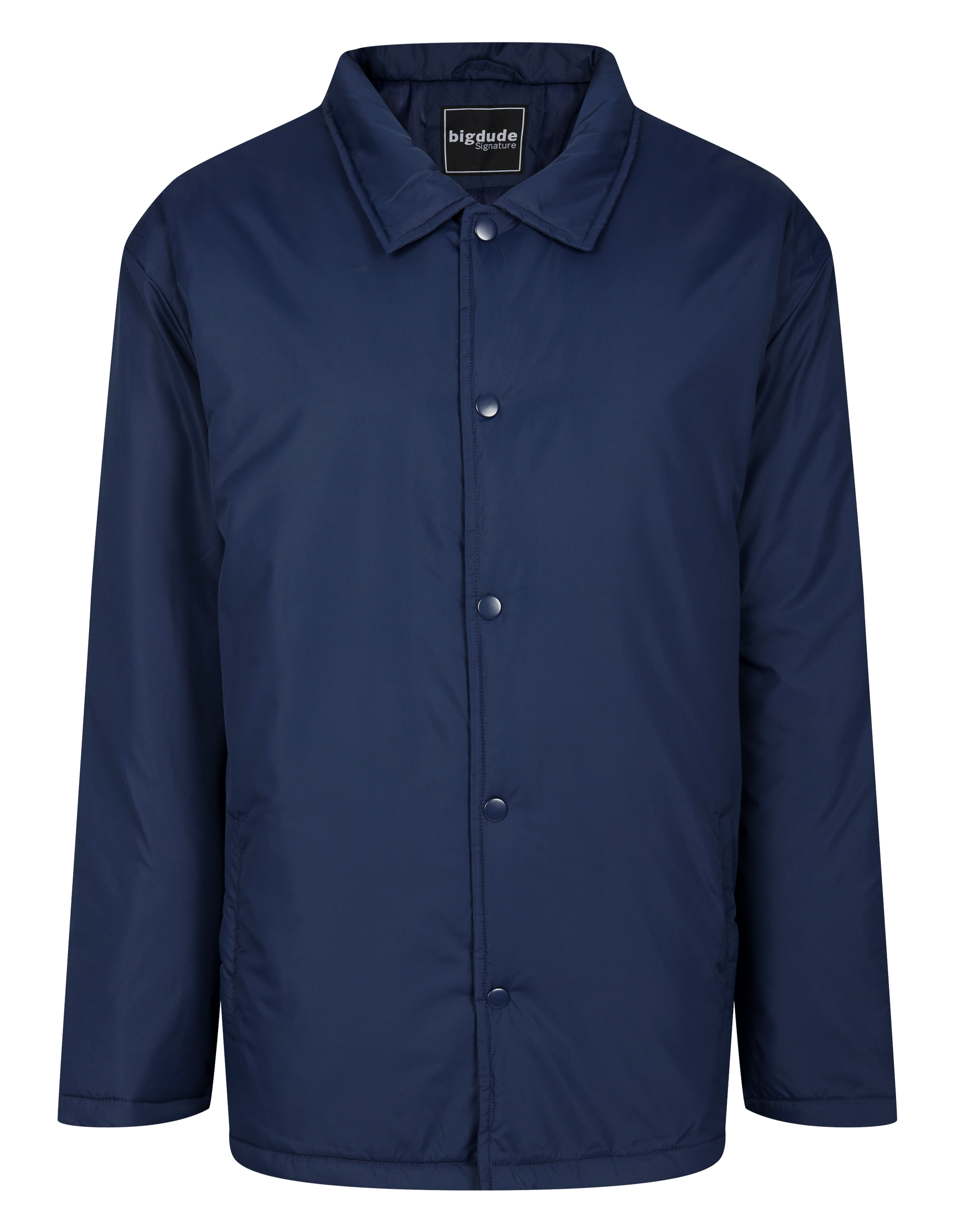 Padded Coach Jacket - Navy – ØLÅF 【XXL】PADDED NYLON COACH JACKET