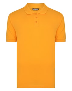 Bigdude Plain Polo Shirt Orange
