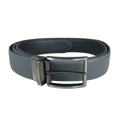 Bigdude Reversible Formal Belt Black/Grey