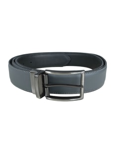 Bigdude Reversible Formal Belt Black/Grey