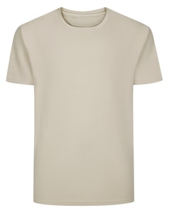 Bigdude Textured Stripe T-Shirt Stone