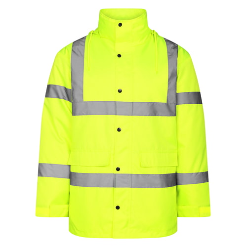 Bigdude Showerproof Hi-Vis Jacket HV Yellow