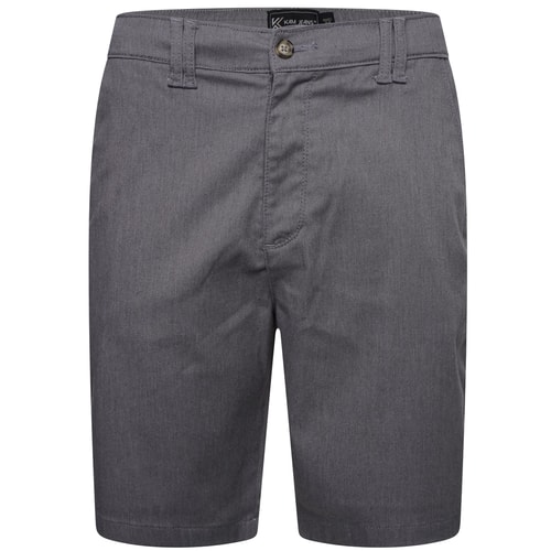 KAM Dobby Weave Smart Stretch Shorts Grey