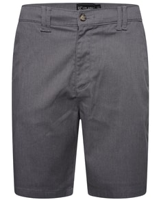 KAM Dobby Weave Smart Stretch Shorts Grey