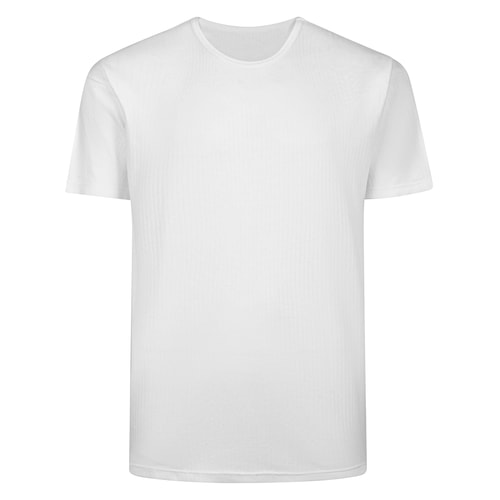 Bigdude Short Sleeve Thermal T-Shirt White