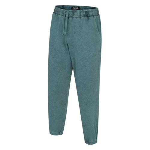 Bigdude Acid Wash Joggers Dark Petrol